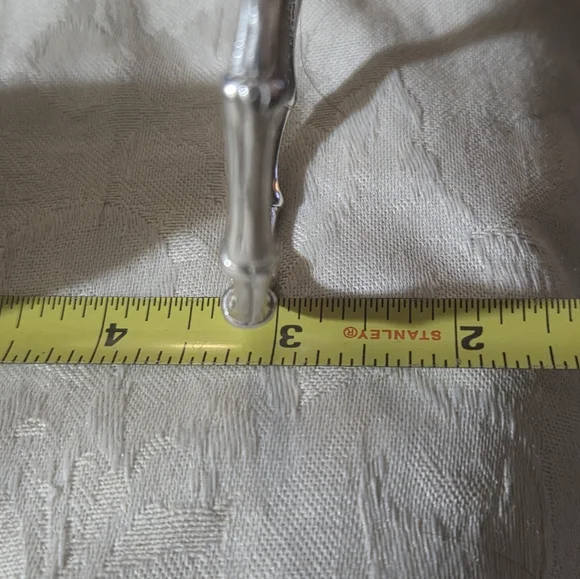 Tiffany & Co Sterling Silver Bamboo Bangle Bracelet - Picture 12 of 15